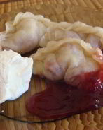 Вареники с вишней на пару