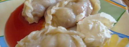 вареники с вишней на пару. Шаг 4