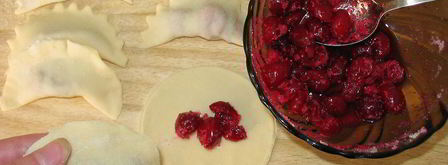 вареники с вишней. Шаг 4