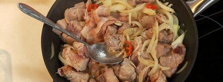 вареники со свининой и зелеными сливами. Шаг 5