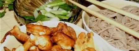 зару соба гречневая лапша, овощи темпура и креветки. Шаг 47