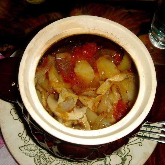 Рецепт грибного жаркого