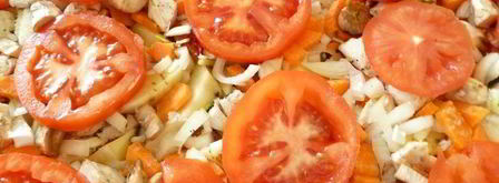 куриное жаркое с грибами и вялеными помидорами. Шаг 3