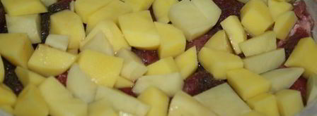 сытное жаркое с говядиной и фасолью. Шаг 3