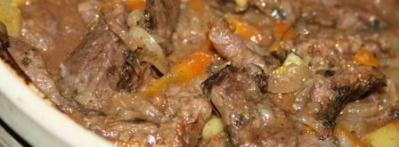 сытное жаркое с говядиной и фасолью. Шаг 7