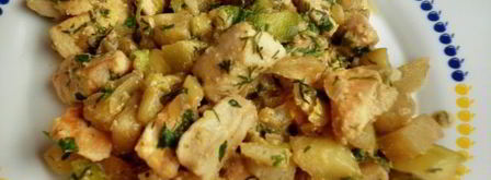 жаркое из баклажанов и курицы. Шаг 4