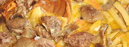 жаркое из говядины с грибами. Шаг 7