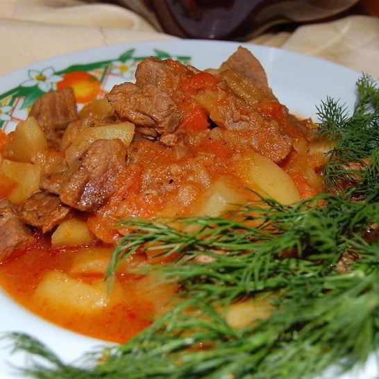 Рецепт жаркого из говядины