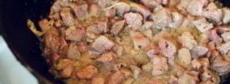 жаркое из индейки на сковороде. Шаг 3