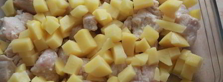 жаркое из индейки со стручковой фасолью. Шаг 2