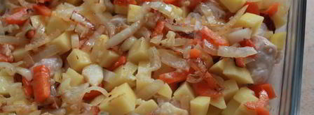 жаркое из индейки со стручковой фасолью. Шаг 3