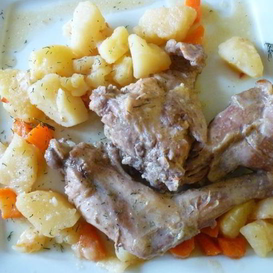 Рецепт жаркого из кролика