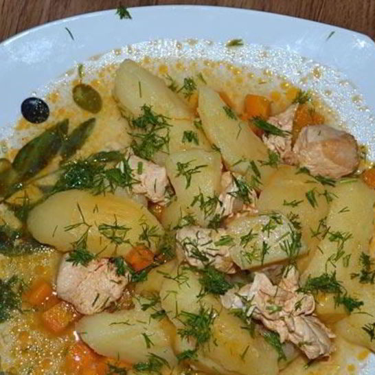 Рецепт жаркого из курицы в мультиварке