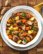 Жаркое из свинины с картошкой