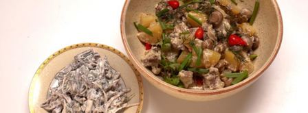 жаркое из свинины с овощами в горшочке. Шаг 6