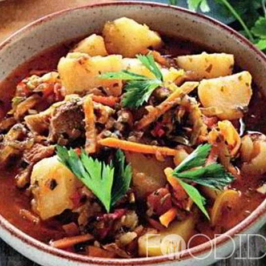 Рецепт жаркого из свинины