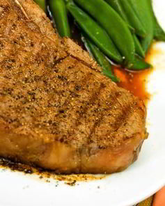 Жаркое из телятины с зеленой фасолью и беконом