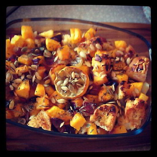 Рецепт жаркого из тыквы