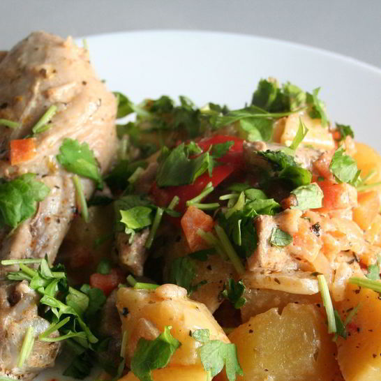 Рецепт жаркого по-домашнему с курицей