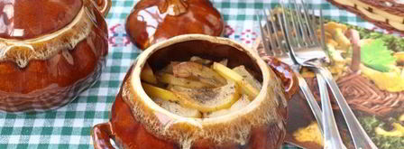 жаркое с грибами в горшочках. Шаг 17