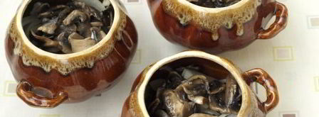 жаркое с грибами в горшочках. Шаг 12