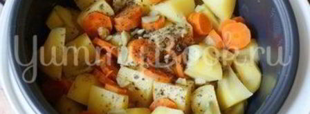 жаркое с курицей в мультиварке. Шаг 5