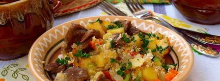 жаркое с мясом в горшочках. Шаг 10