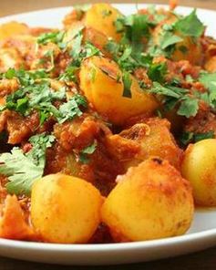 Жаркое с овощами и курицей по-домашнему