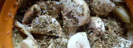 жаркое с шампиньонами в горшочке. Шаг 3