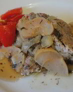 Жаркое с яблоками