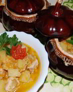 Жаркое в горшочке с картофелем