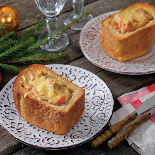 Рецепт жаркого в хлебе