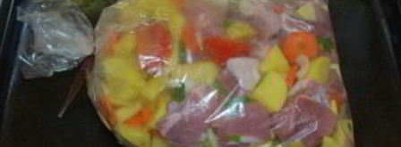 жаркое в пакете для запекания. Шаг 4