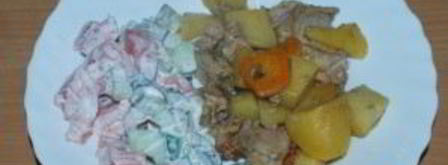 жаркое в пакете для запекания. Шаг 5