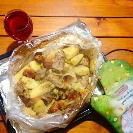 Рецепт жаркого в рукаве