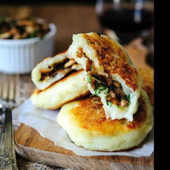 Рецепт картофельных зраз с грибами