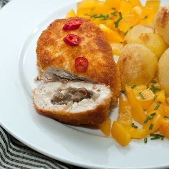 Рецепт куриных зраз с грибами