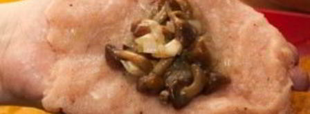 куриные зразы с грибами. Шаг 3