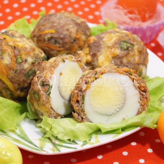 Рецепт мясных зраз с яйцом
