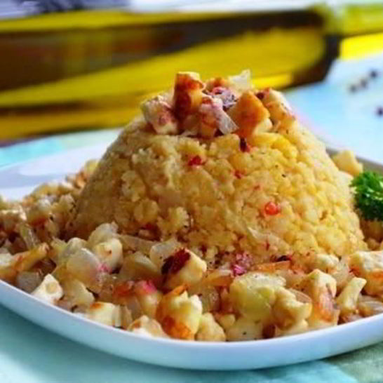 Рецепт гороховой каши с луком