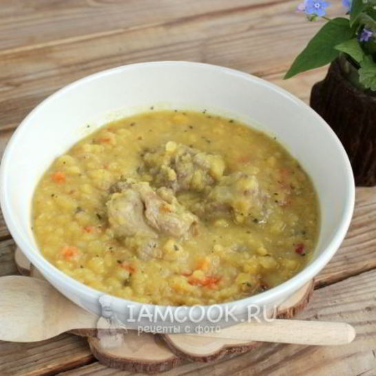 Рецепт гороховой каши с мясом
