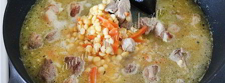 гороховая каша с мясом. Шаг 6