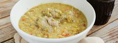 гороховая каша с мясом. Шаг 8