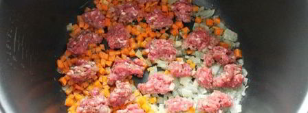 гречка по-купечески с фаршем в мультиварке. Шаг 5