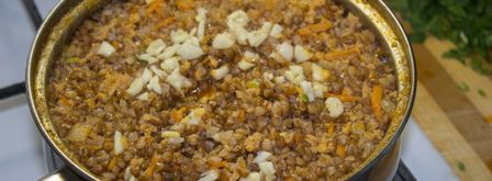 гречка по купечески с фаршем. Шаг 11