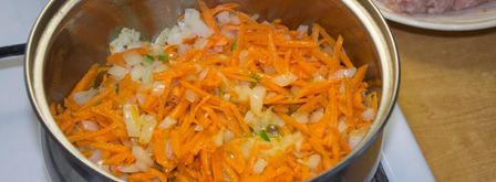 гречка по купечески с фаршем. Шаг 6