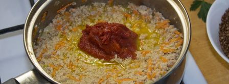 гречка по купечески с фаршем. Шаг 8