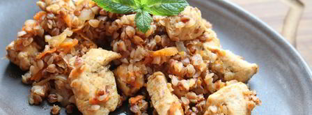 гречка по-купечески с курицей. Шаг 12