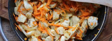 гречка по-купечески с курицей. Шаг 7