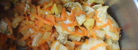 гречка по-купечески с курицей. Шаг 8
